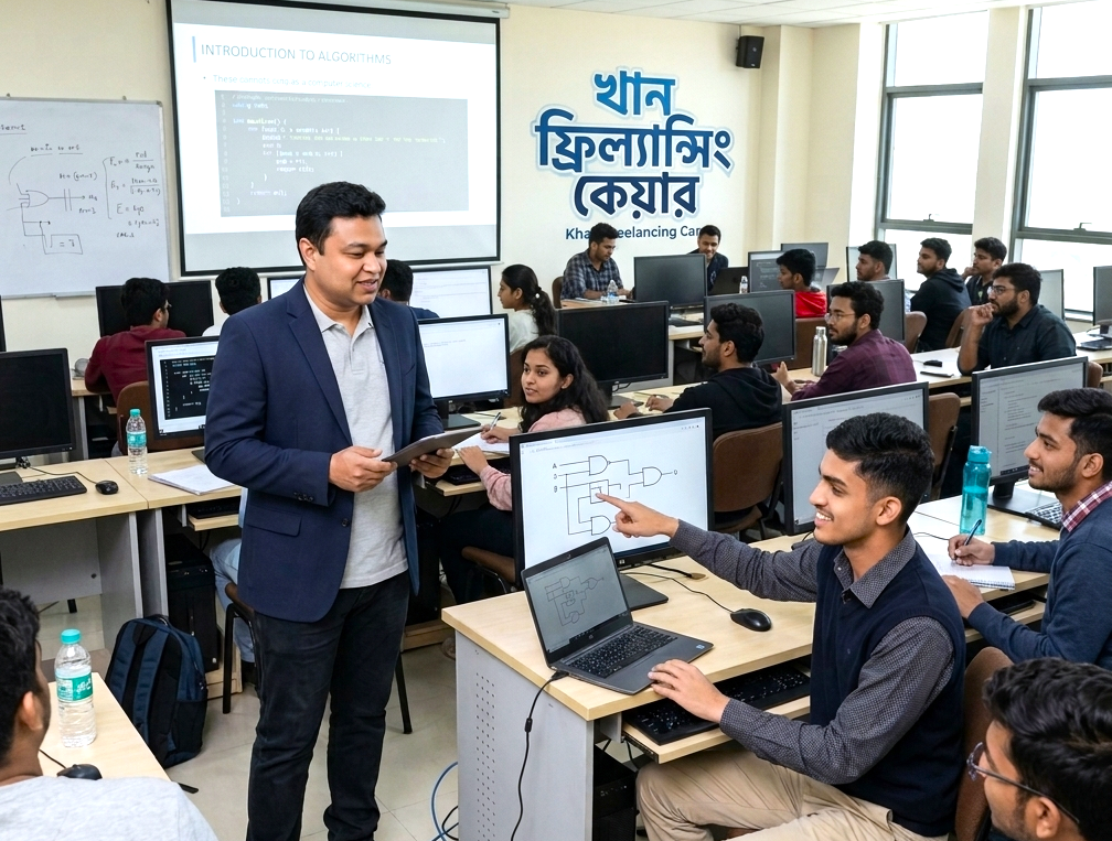 khan freelancing care Digital marketing freelancing course in bangladesh